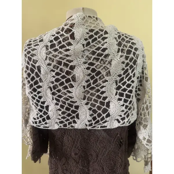 ** tour de cou/ écharpe bohème chic ** crochet