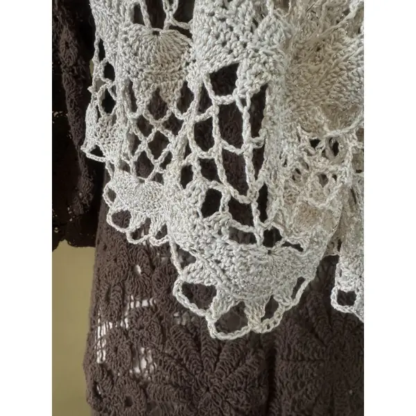 ** tour de cou/ écharpe bohème chic ** crochet