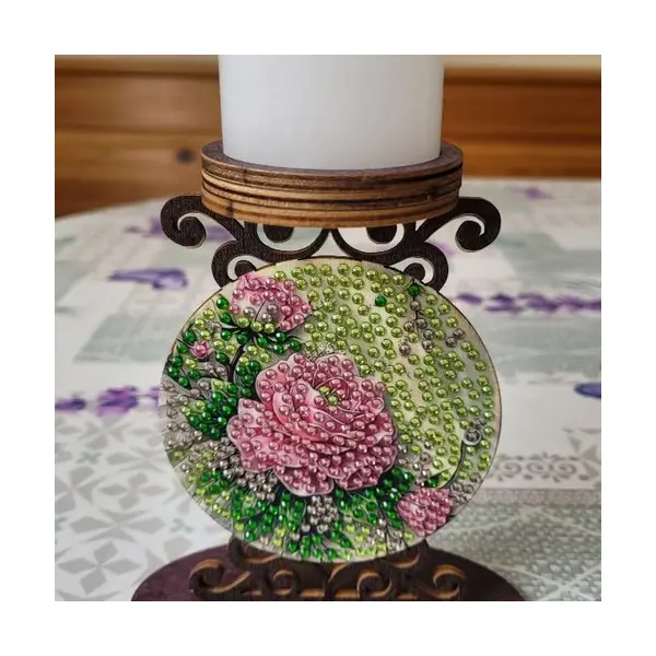 Bougeoir fleurs