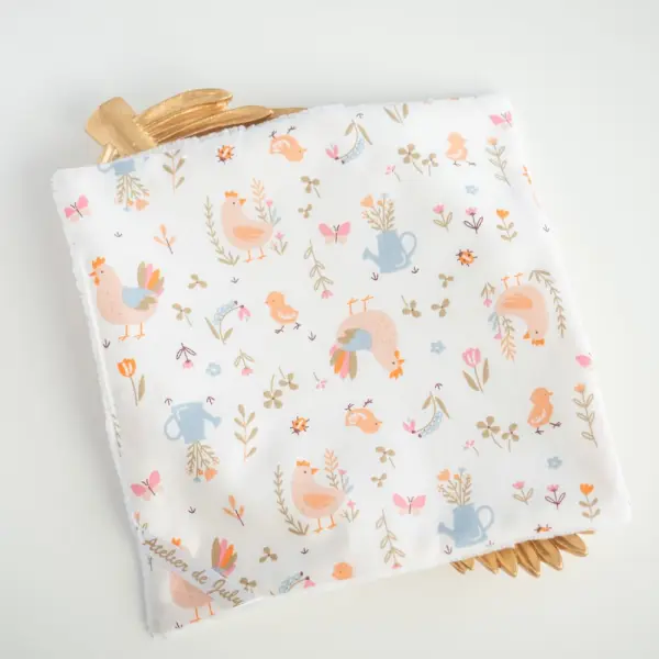Serviette visage en tissu cocotte