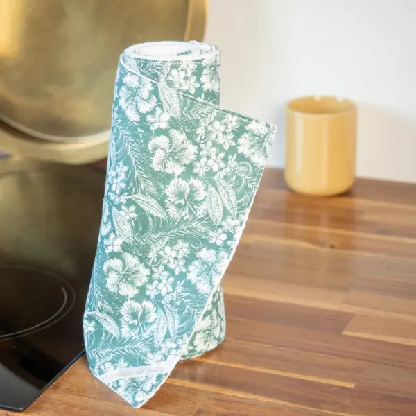 Essuie tout lavable tissu bio verone