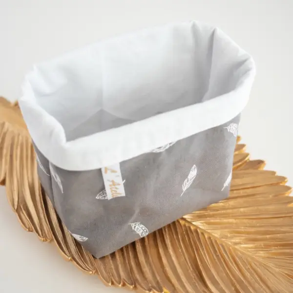 Coton lavable et réutilisable plume
