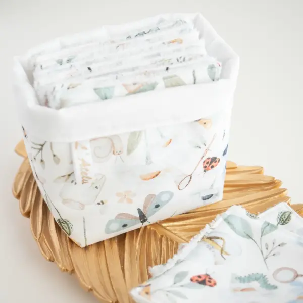 Coton lavable et réutilisable loli