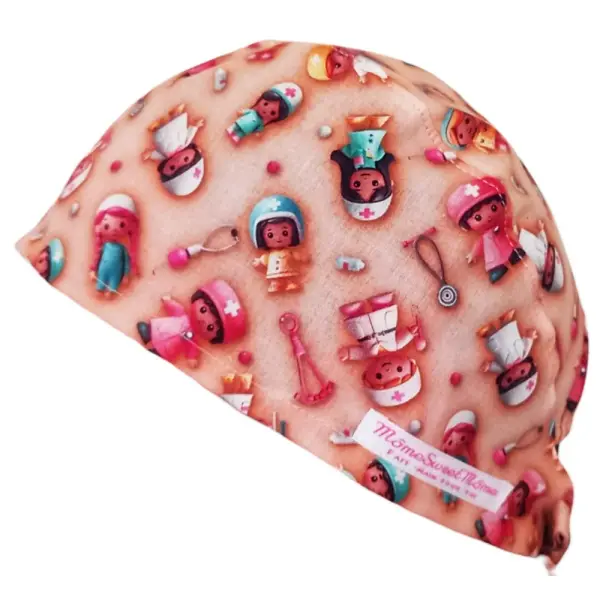 Calot de bloc couvrant - soignants (3d style lego) pédiatre bloc opératoire-chirurgien-dentiste-sage-femme infirmière - anesthésiste