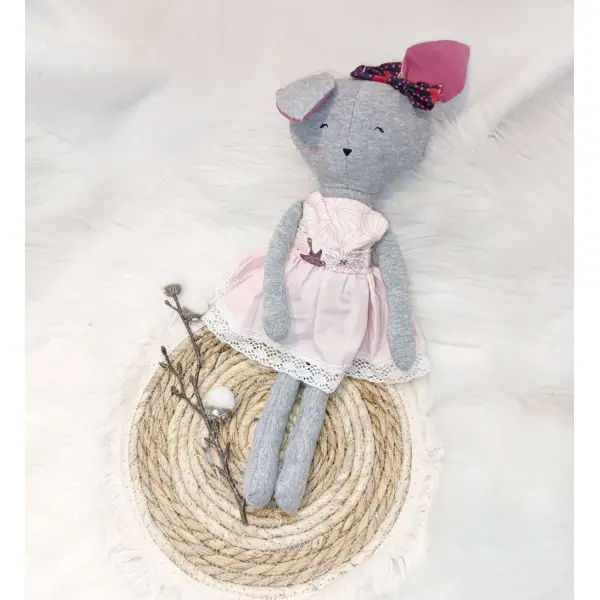 Poupée renée en tissu/ poupée de chiffon