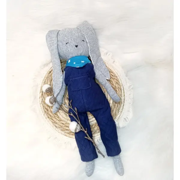 Poupée renée en tissu/ poupée de chiffon lapin
