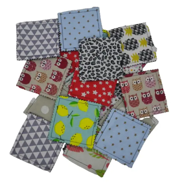 Jeu de paires tissu et feutrine