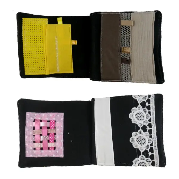 Livre en tissu des textures et des couleurs