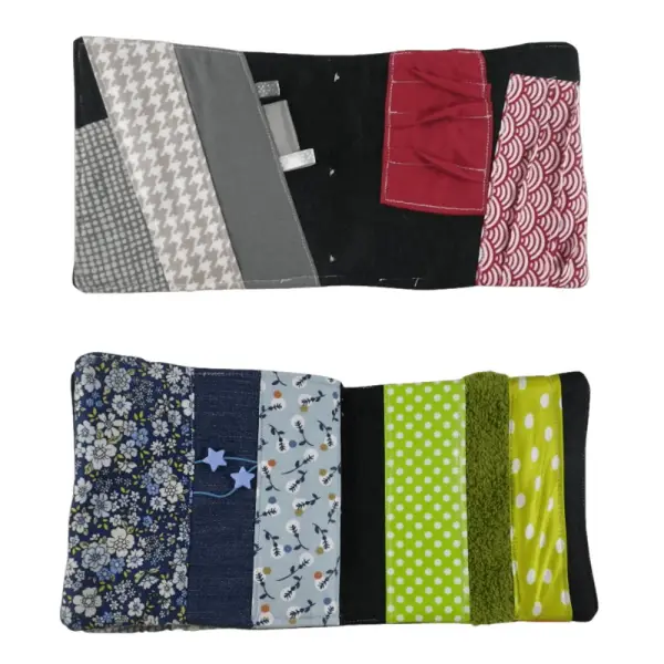 Livre en tissu des textures et des couleurs