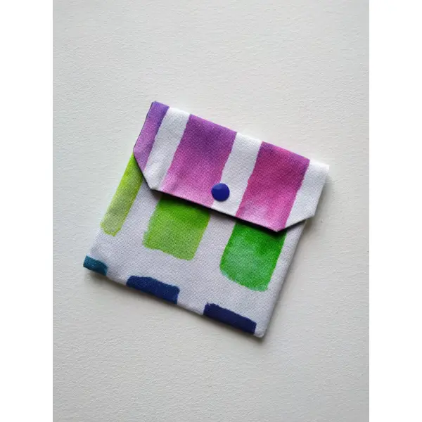 Pochette à savon arc-en-ciel