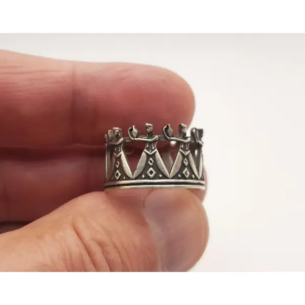 Bague dansante arménienne : argent sterling .925