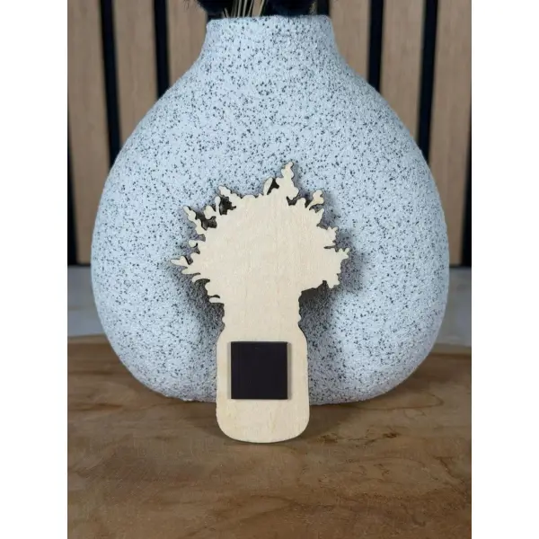 Magnet en bois personnalisé avec carte + enveloppe cadeau - demande surprise parrain marraine - cadeau baptême communion