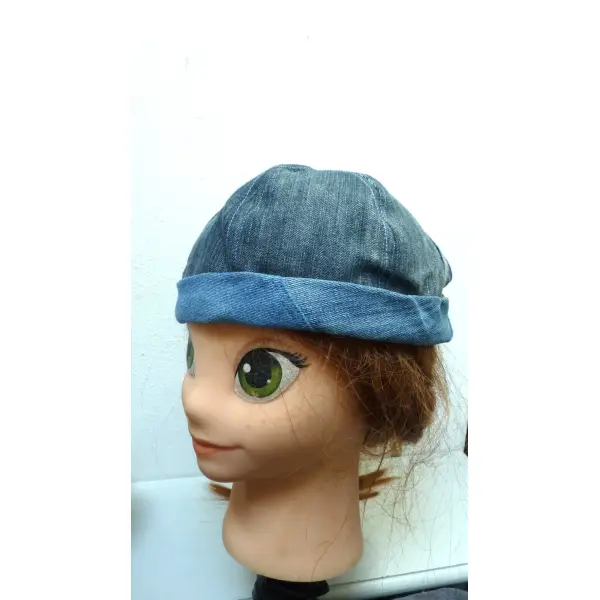 Chapeau de marin, casquette docker 12, taille m, unisexe, poignet roulé, chapeaux brimless rétro, casquettes