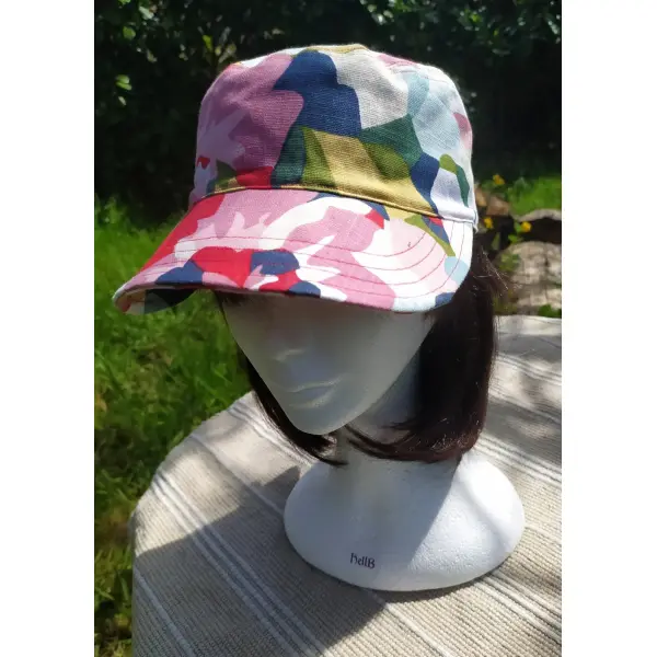 Casquette amaya impressionniste multicolore