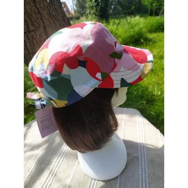 Casquette amaya impressionniste multicolore
