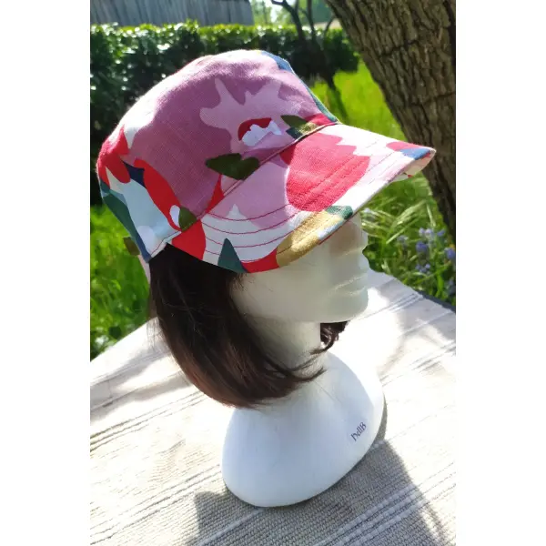 Casquette amaya impressionniste multicolore
