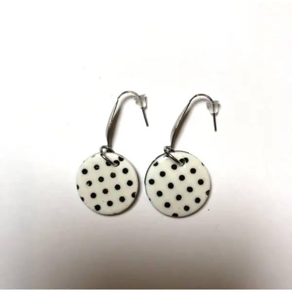Boucles d’oreilles petits pois