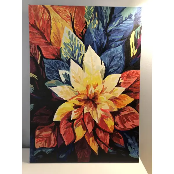 Tableau toile tendue peinture acrylique réf 8712