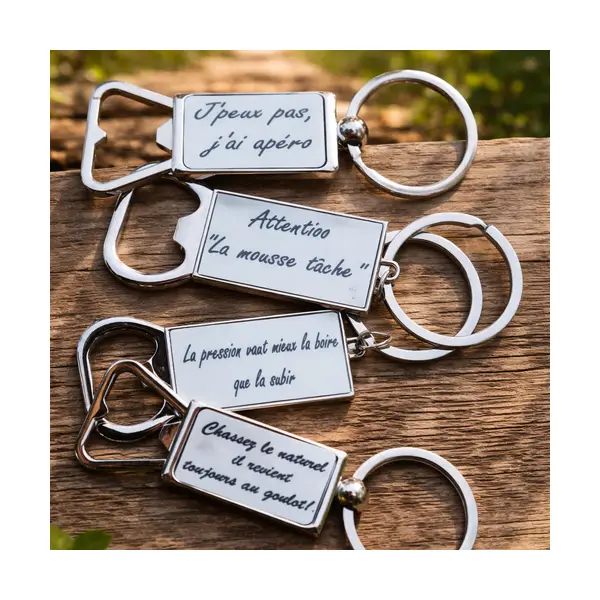 Porte clés décapsuleur