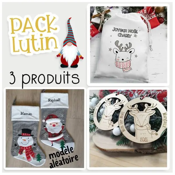 Pack Lutin de Noël 3 produits