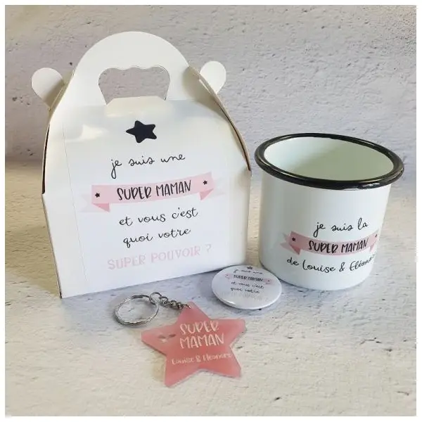 Box Super Maman personnalisé | Cadeau fête des mères