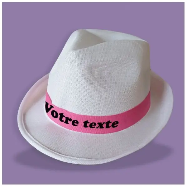 Chapeau personnalisé EVG EVJF blanc