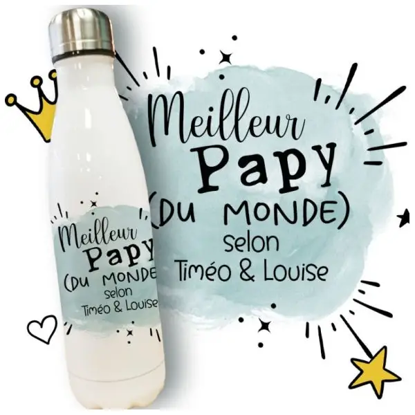 Bouteille isotherme Meilleur Papy du monde