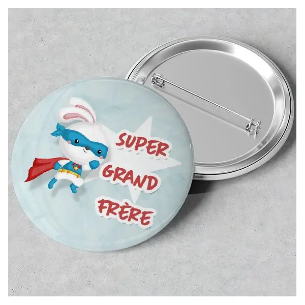Badge super grand frère | héros
