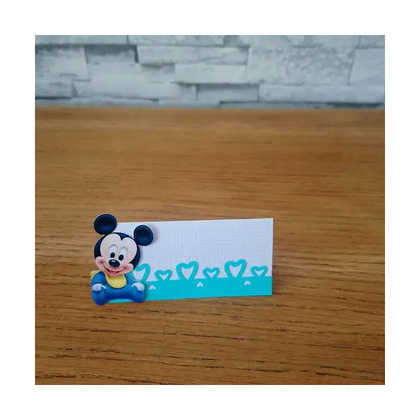 Lot de 10 marque place mickey baby