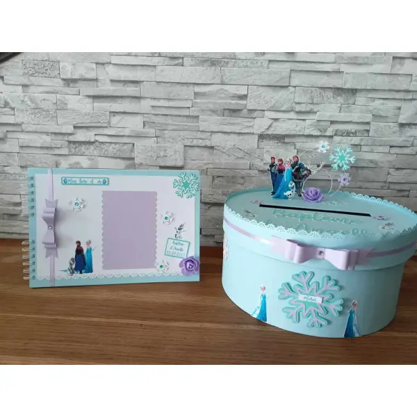 Urne / livre d 'or reine des neiges