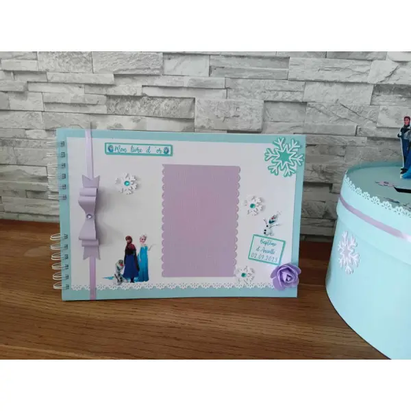 Urne / livre d 'or reine des neiges