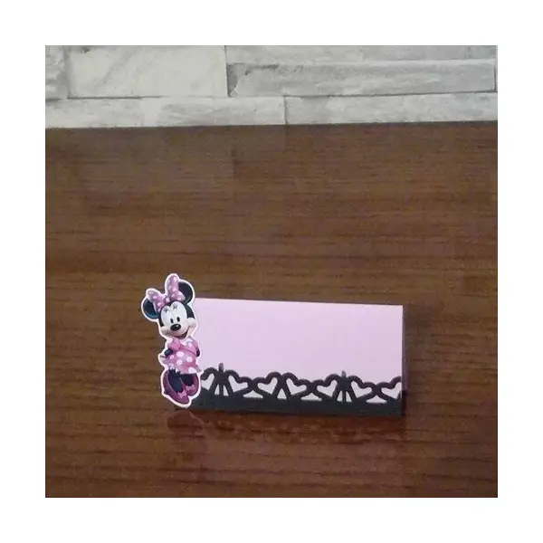 Lot de marque place minnie , rose pâle et noir