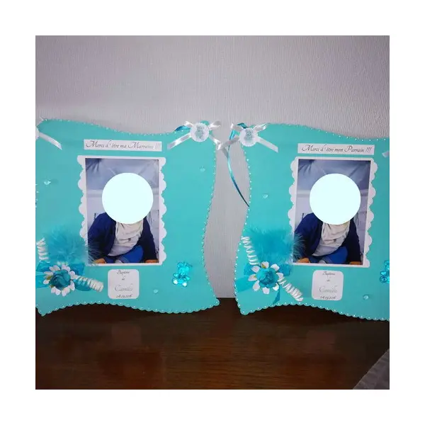 Cadres pour parrain & marraine thème nounours