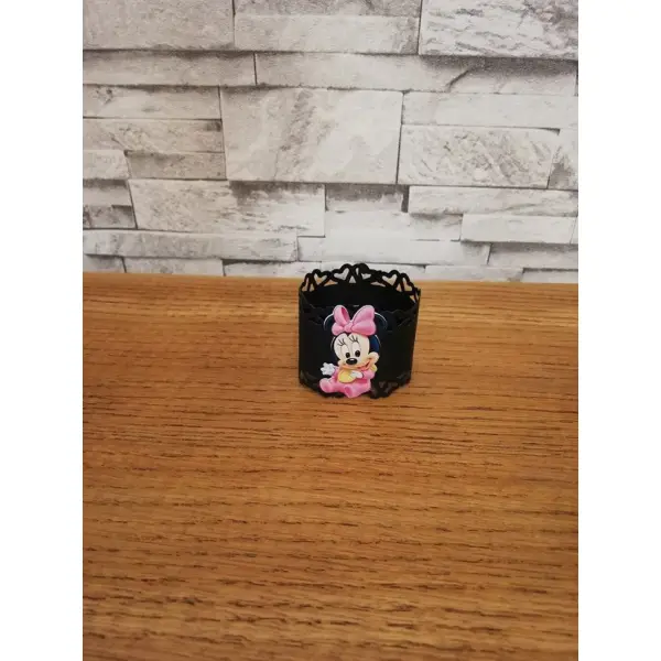 Lot de 10 rond de serviette minnie baby , réalisé dans les couleurs de votre choix