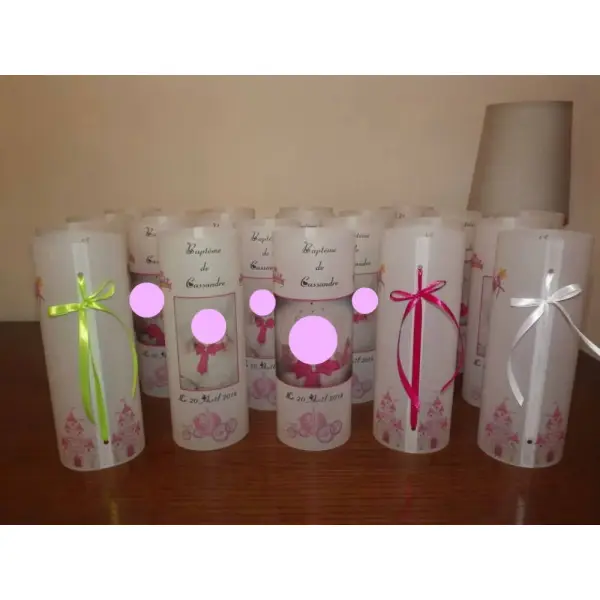 Photophore photo , personnalisation avec thème aux choix