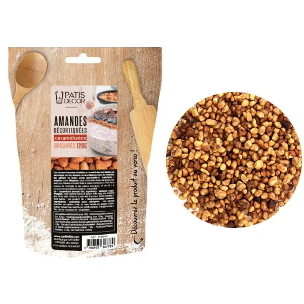 Brisures d'amandes caramélisées 120 g