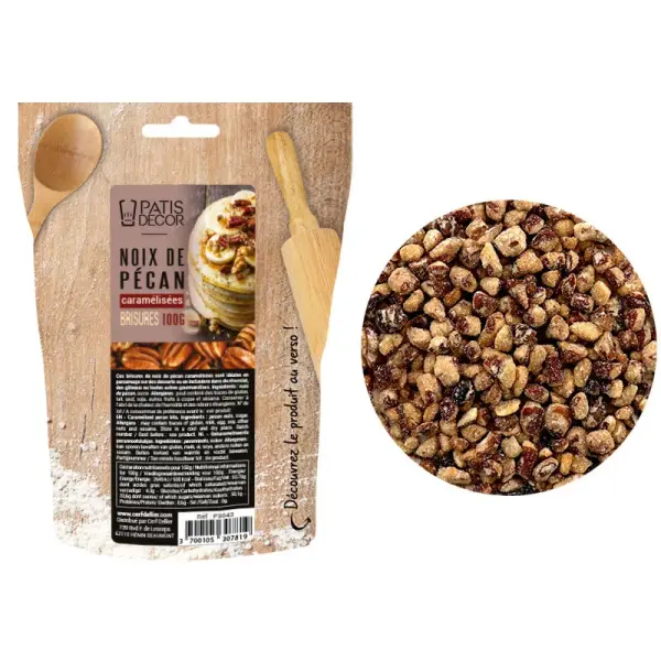 Brisures de noix de pécan caramélisées 100 g