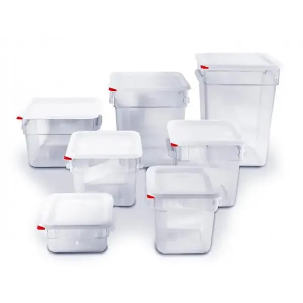 Boîte de conservation carrée polypropylène - 4 litres