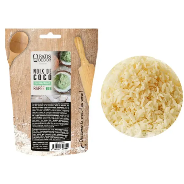 Noix de coco râpée caramélisée 90 g