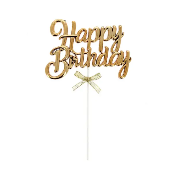 Cake topper "Happy birthday" 3