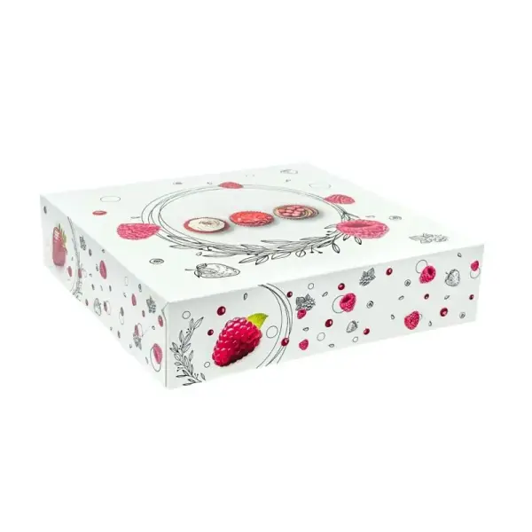 Boîtes pâtissières carrées Morgane - Hauteur 5 cm