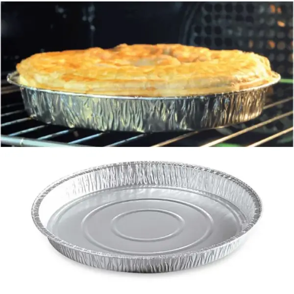 Tourtières jetables en aluminium (x 100) - Ø20,1cm