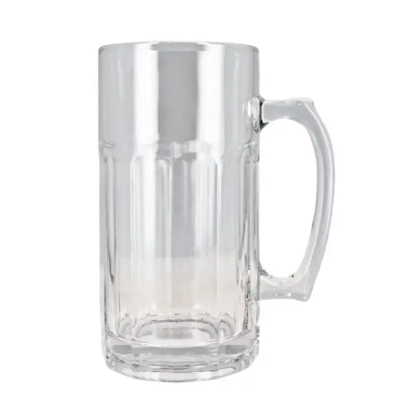 Chope à bière en verre - 1L