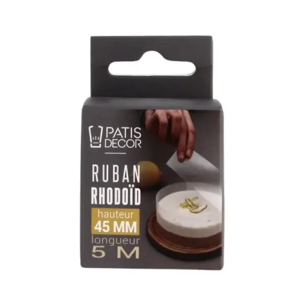 Ruban rhodoïd hauteur 45 mm, 5 mètres