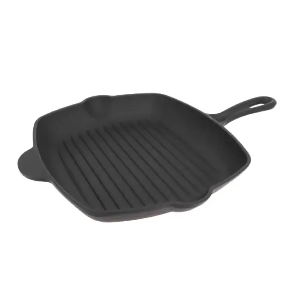 Poêle à griller en fonte - 26 x 26 cm