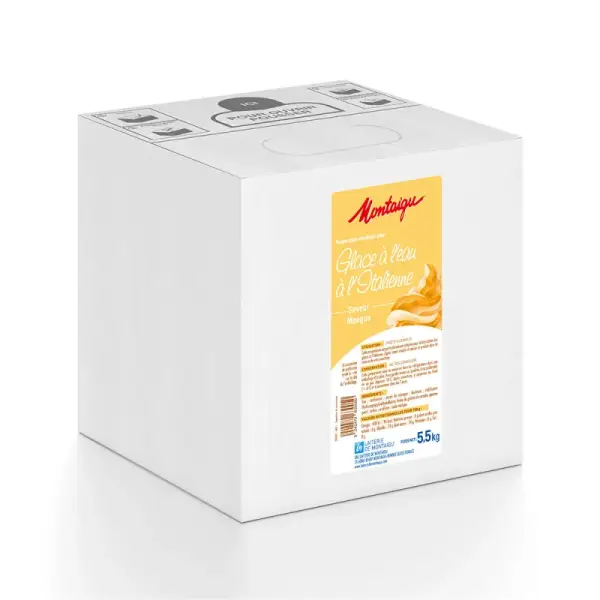 Préparation UHT pour glace à l'italienne - saveur mangue - 5,5 kg