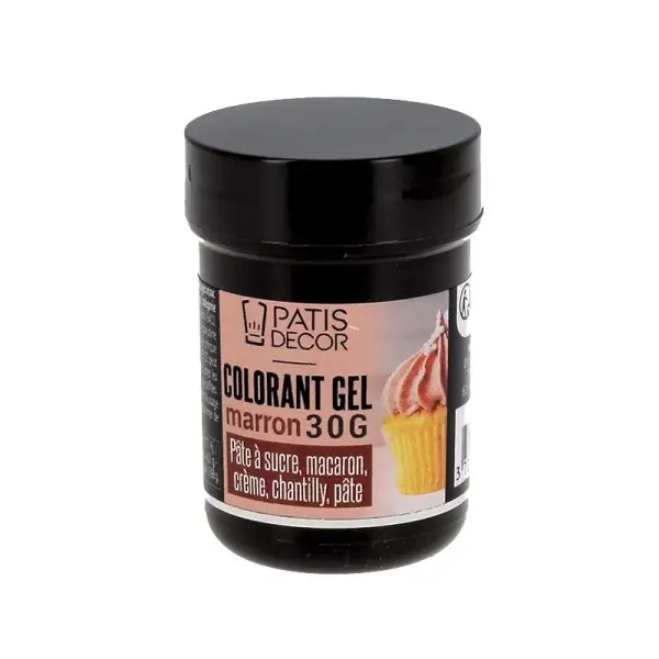 Colorant en gel marron - 30 g - DDM 07/26
