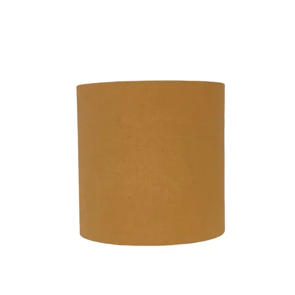 Applique murale d'angle demi-lune ocre effet textile, luminaire déco solaire, chaleureux et bohème