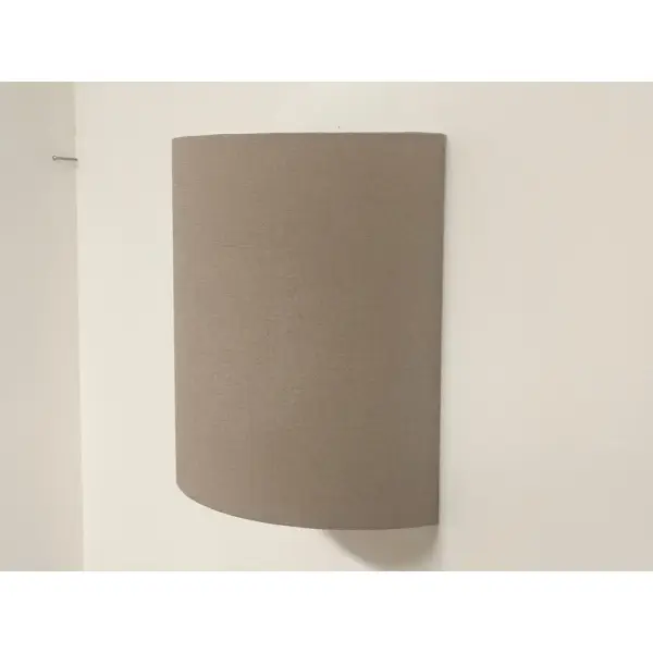 Applique murale beige effet textile, luminaire déco artisanal, style naturel, scandinave, bohème chic, chambre & salon