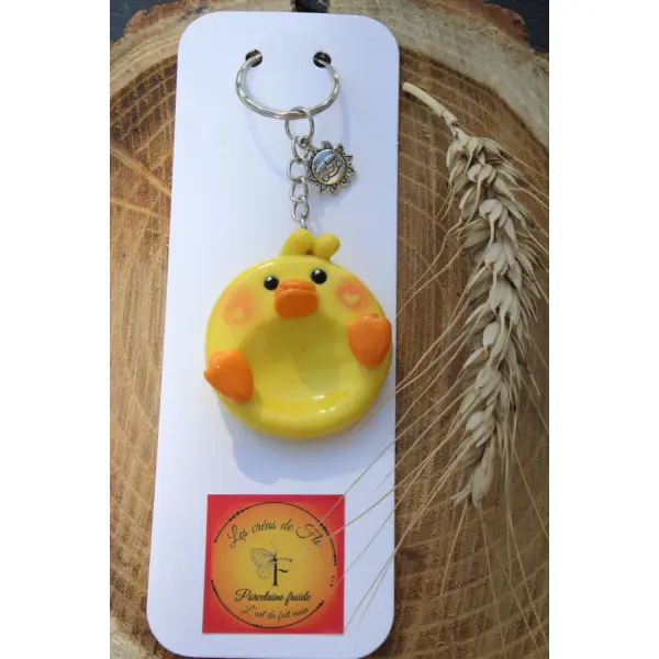 Worry stone porte clés